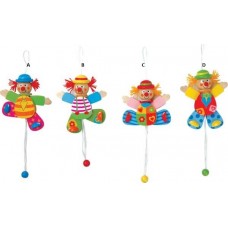 Wooden Clown Jumping Jacks Wooden Clown Jumping Jacks